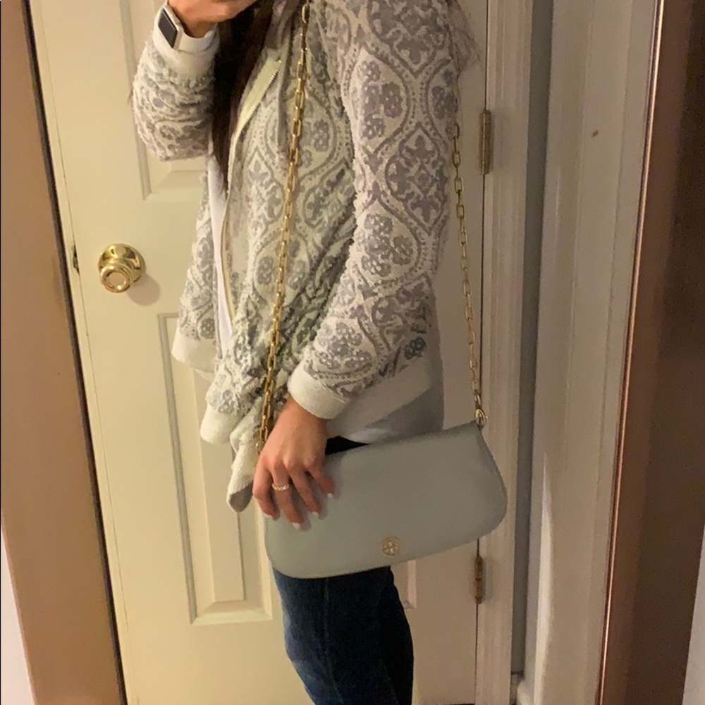 Tory Burch crossbody light blue purse - Picture 7 of 8